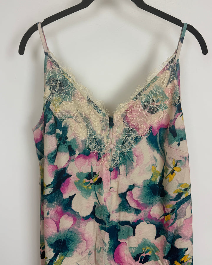 Floral Print Tank - Size 2/4