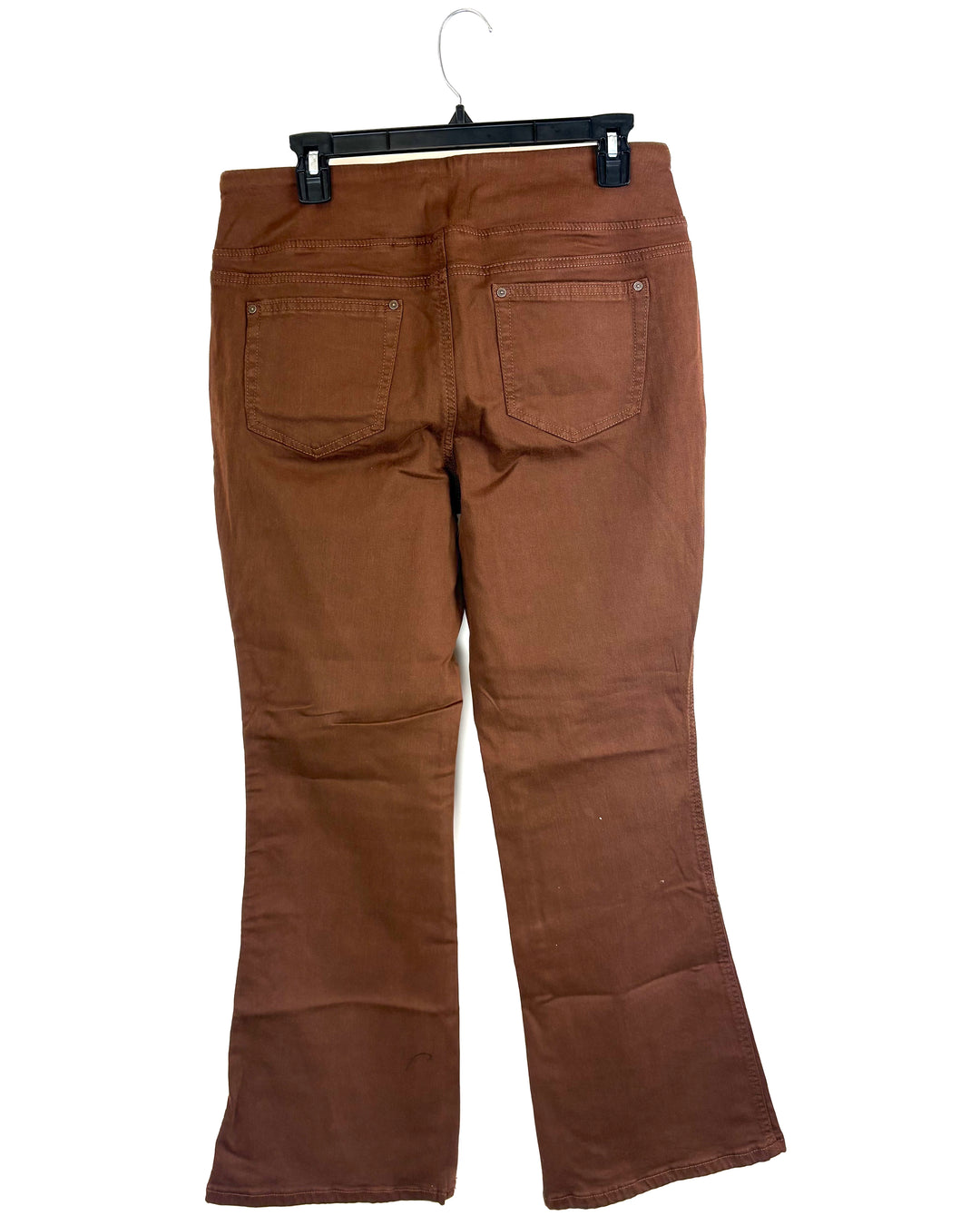 Chocolate Brown Flare Jeggings - Size 12