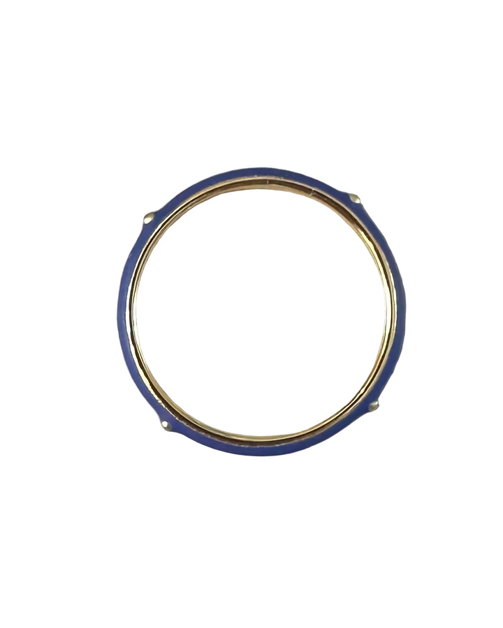 Navy and Gold Ring - Size 6.5