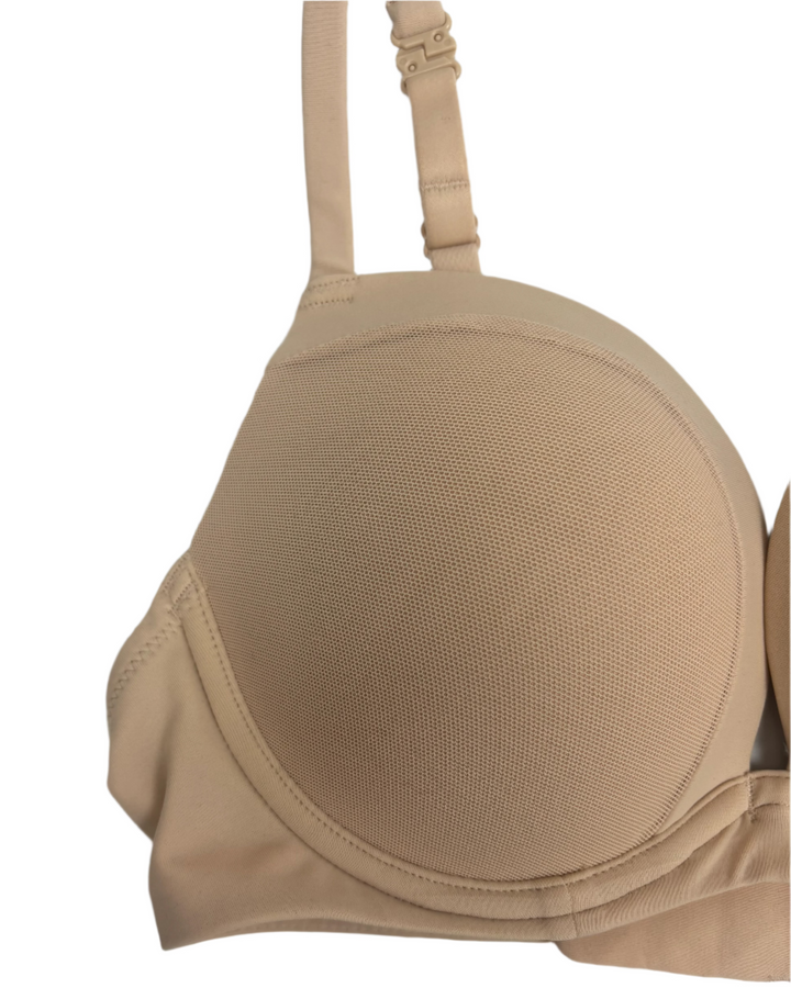 Medium Nude Push Up Mesh Bra- 34B