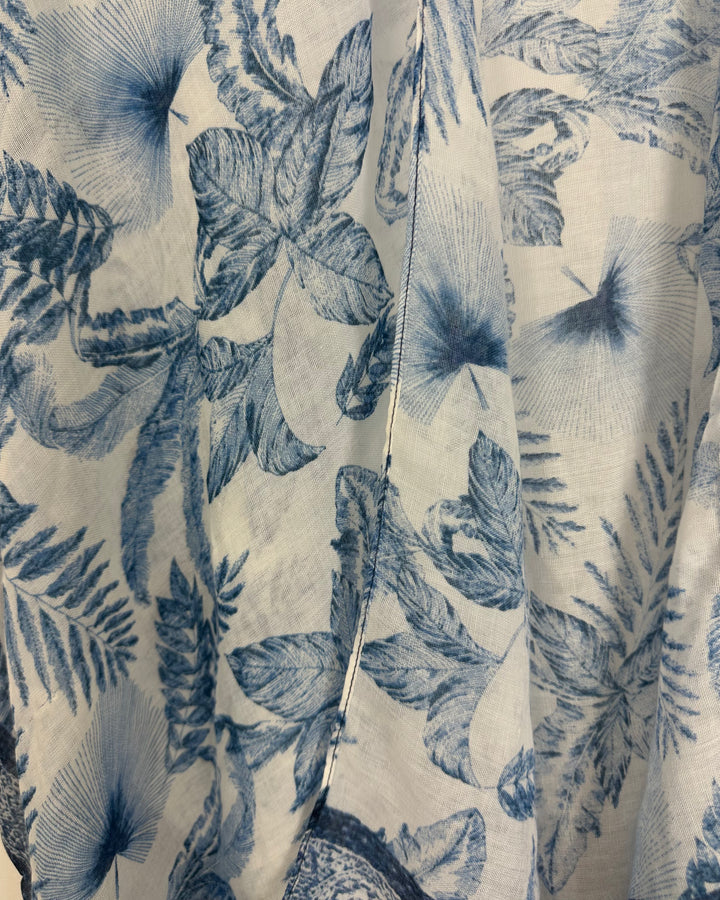 Blue Floral Kimono- Size 4/6