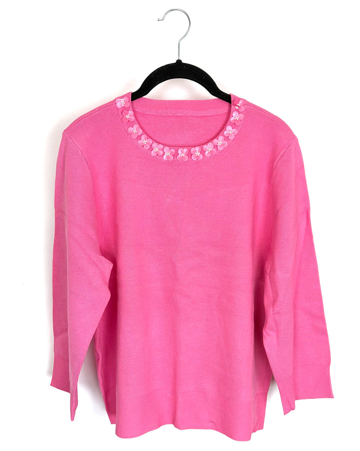 Pink Long Sleeve Sweater - Size 4/6