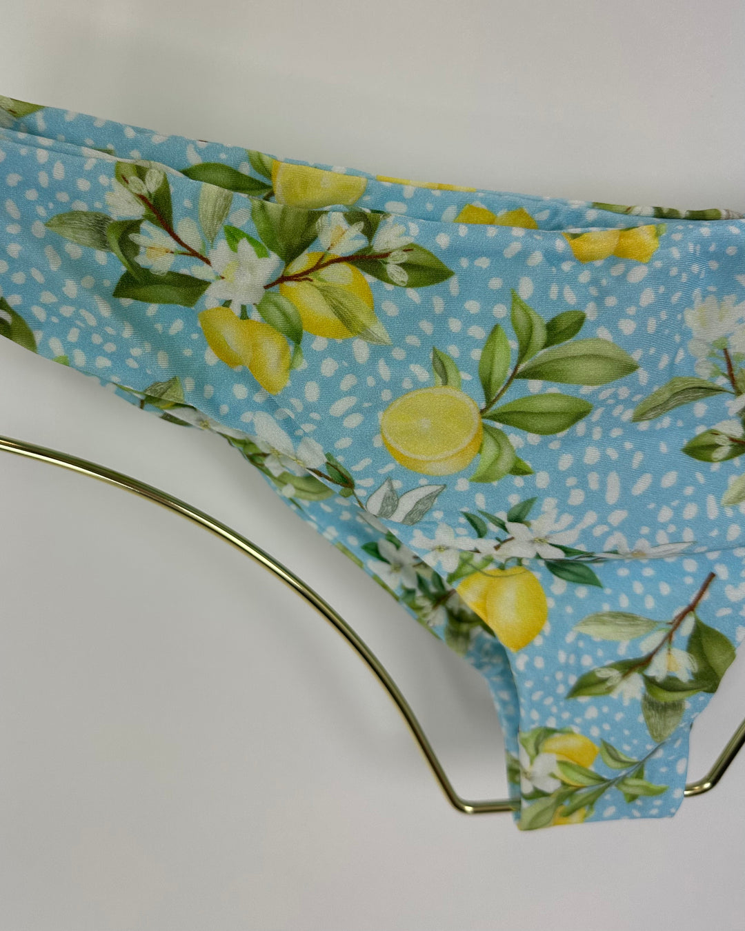 Blue Lemon Low Rise Bikini Bottom - M and XXL