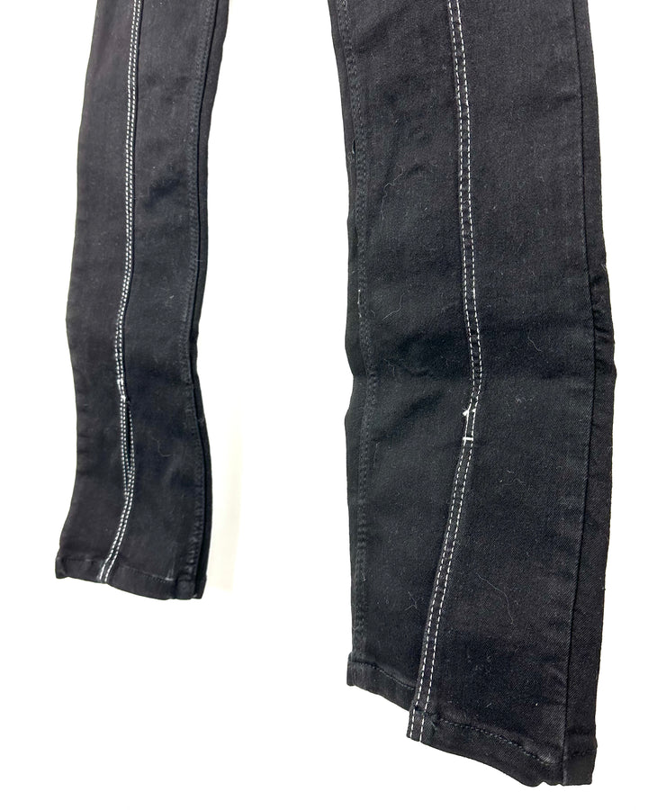 Zara Black And White Skinny High-Waist Jeans - Size 00