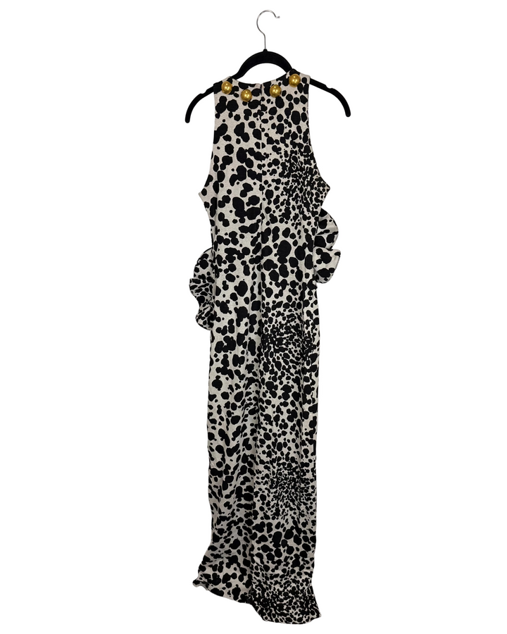 Dalmatian Flower Cutout Dress - Size 2/4
