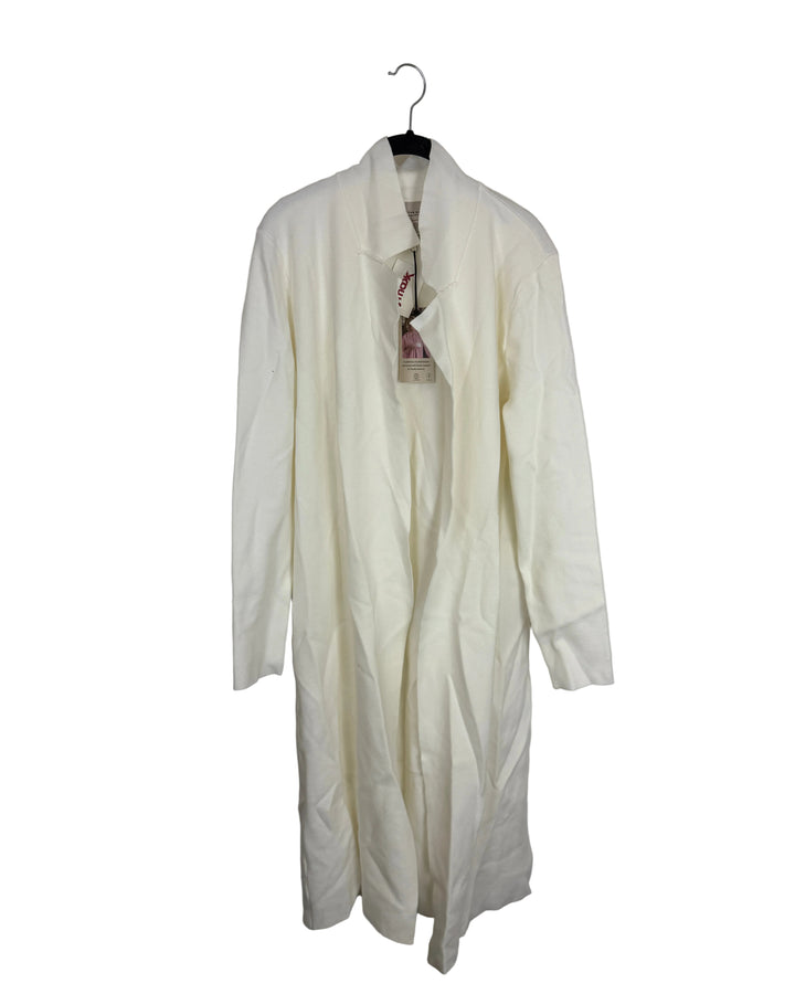 Ivory Collard Cardigan - size 6/10
