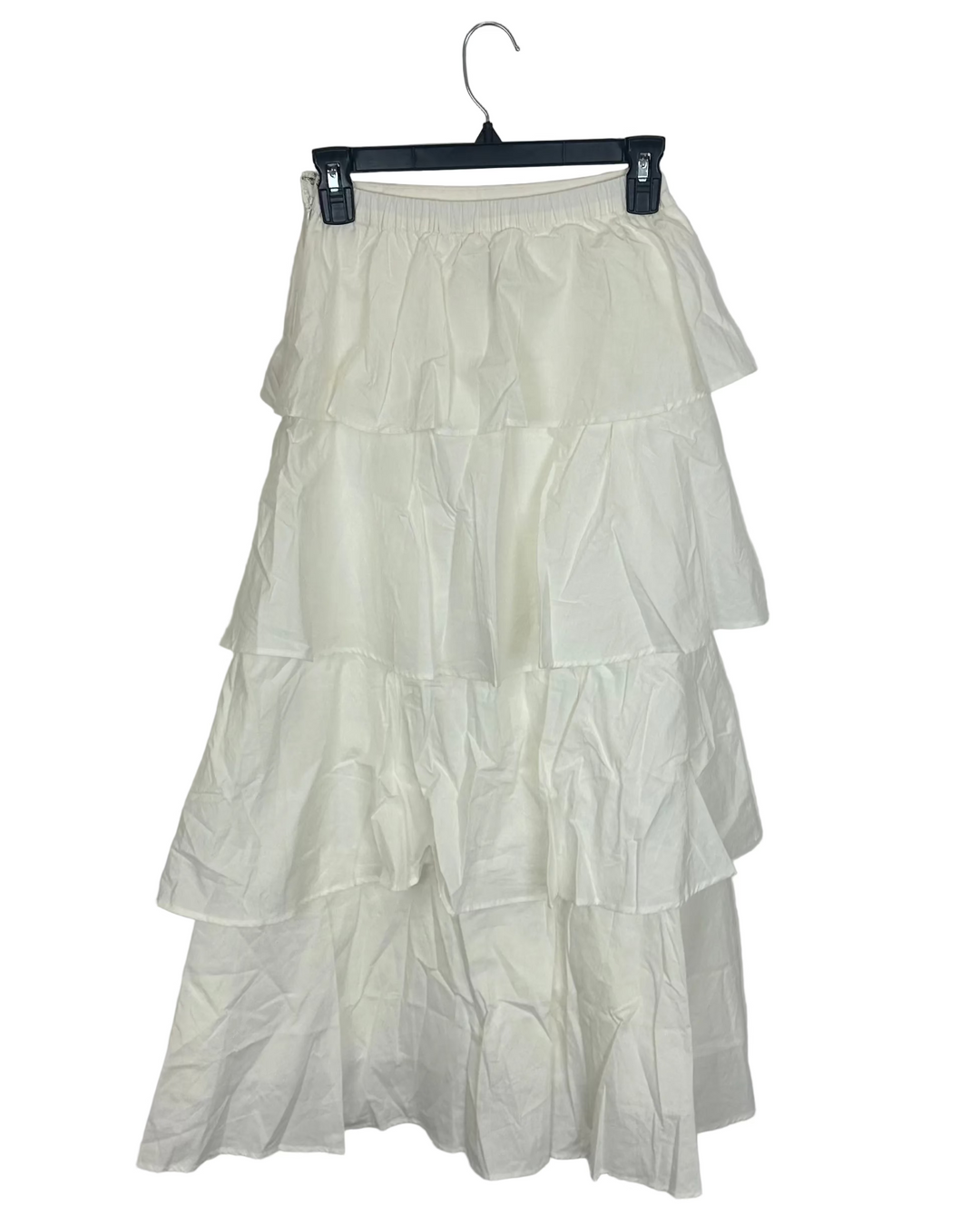 Ivory Tiered Ruffle Skirt - Size 00, Size 2/4