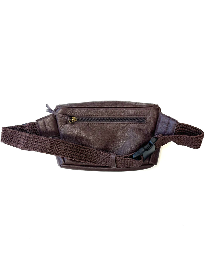 Mini Brown Leather Belt Bag