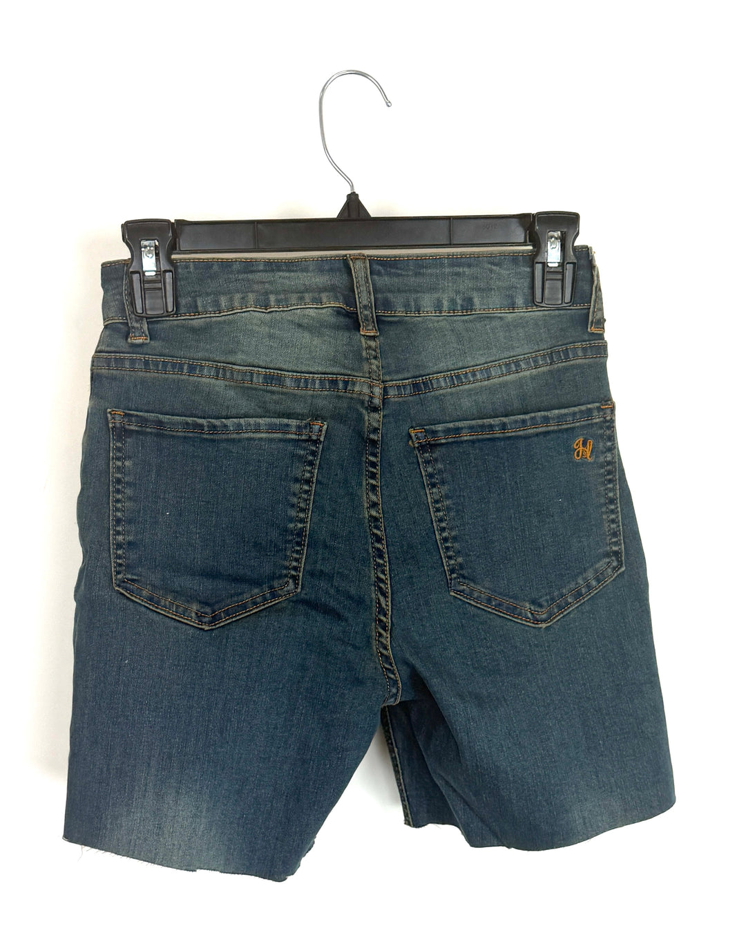 Medium Wash Button Fly Jean Shorts - Size 2/4