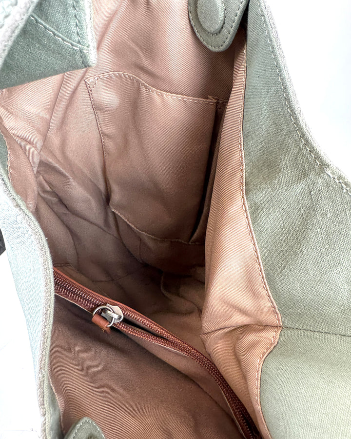 Sage Green Bucket Bag