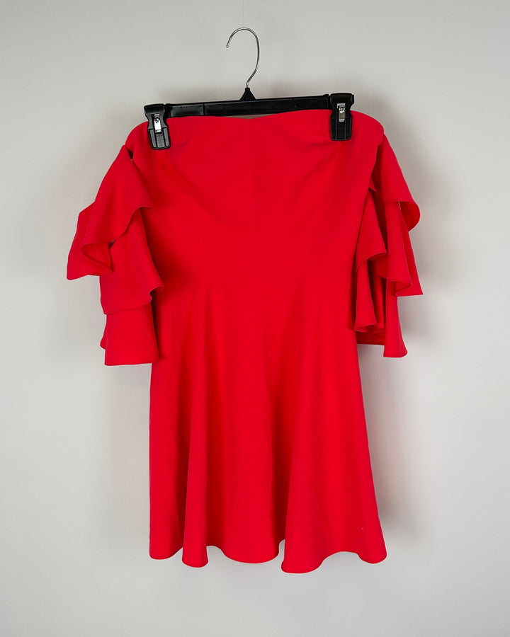 Bright Coral Dress - Small