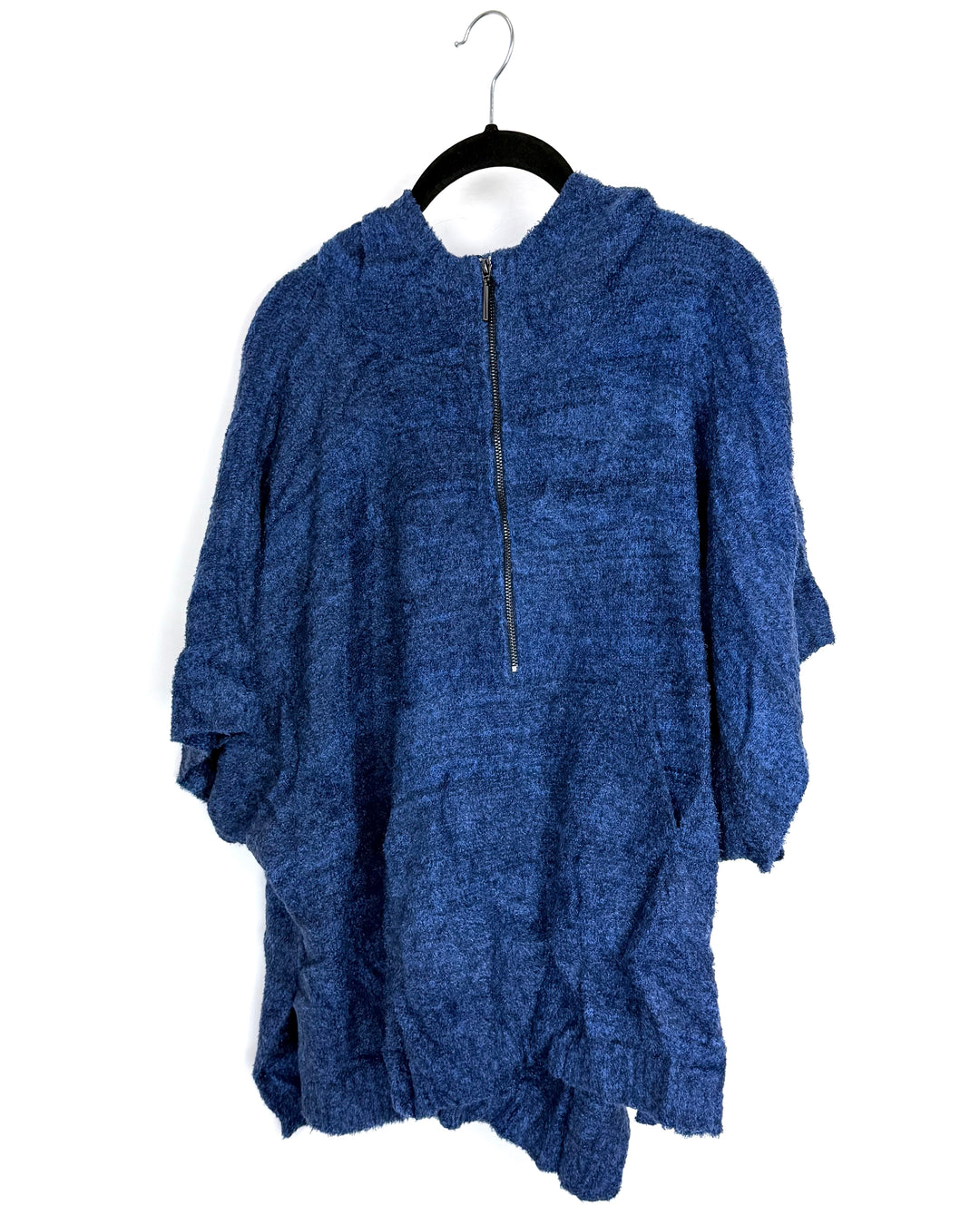 Cobalt Blue Short-Sleeve Hoodie - Size 10/12