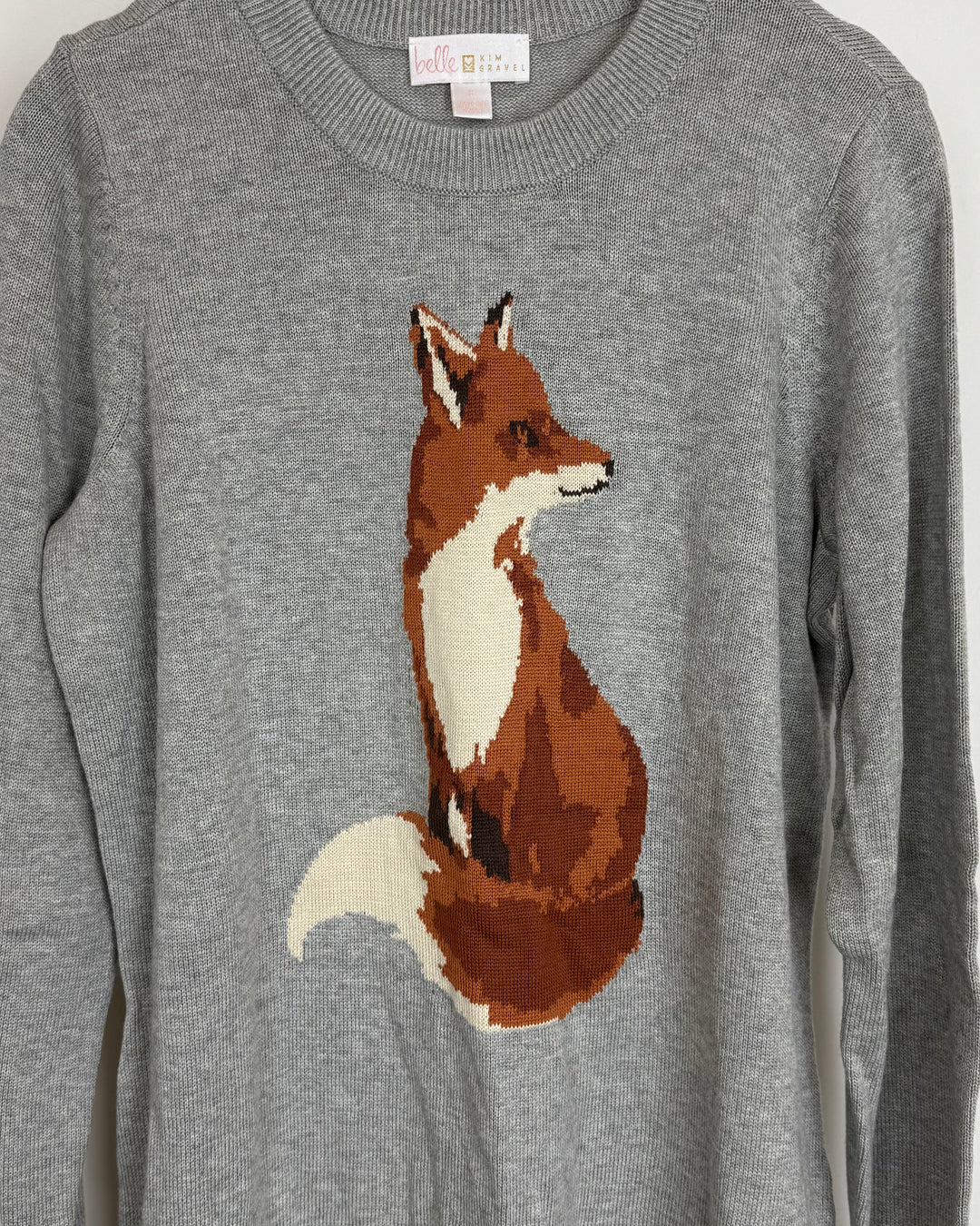 Grey Fox Sweater - Size 6/8
