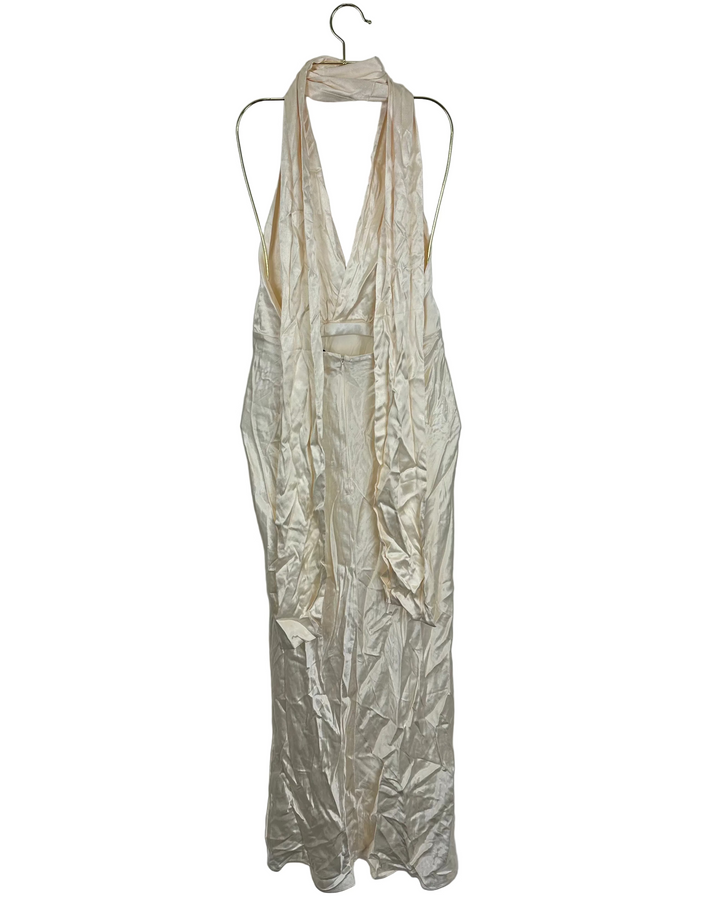 Cream Halter Dress - Size 00/0 and 2/4