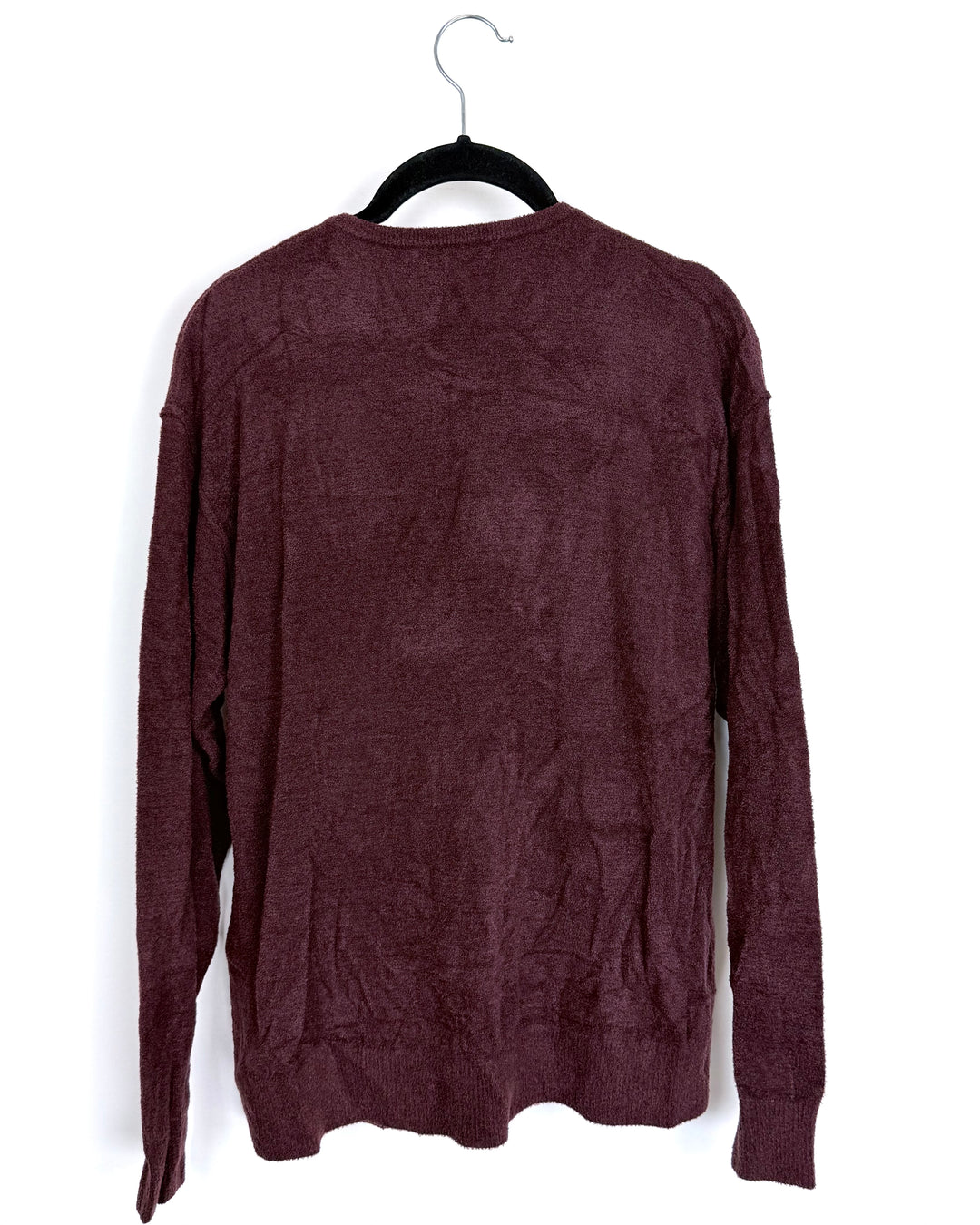 Plum V-Neck Sweater – Size 6/8