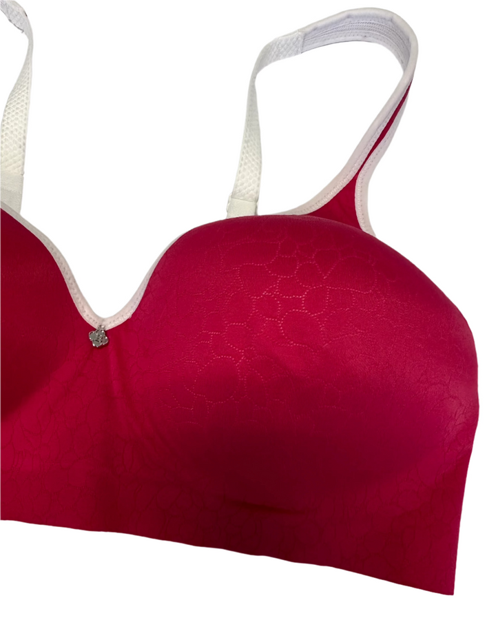 Red Seamless and Wireless Bra - 34B, 34C, 38C and 40DD