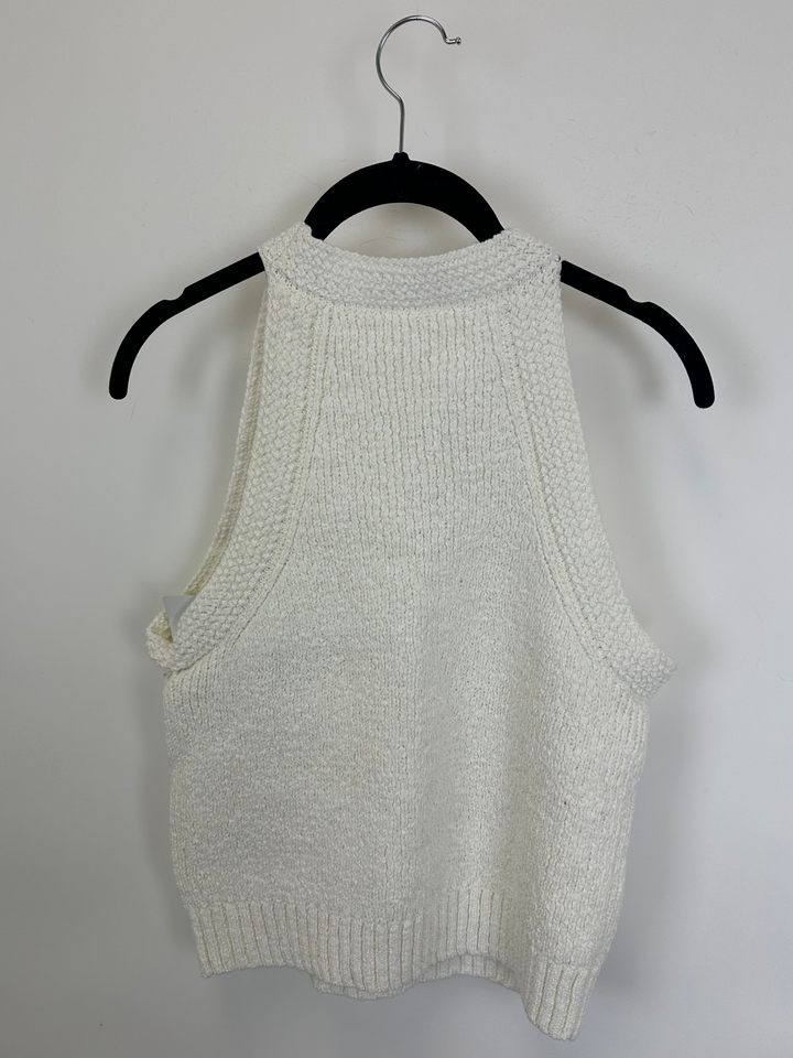 White Thick Knit Tank Top - Size 4/6