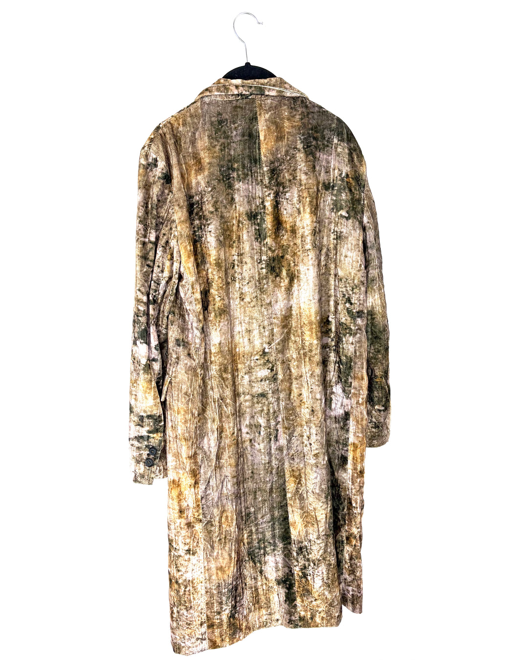 ZARA Printed Velvet Blazer Coat - Extra Small