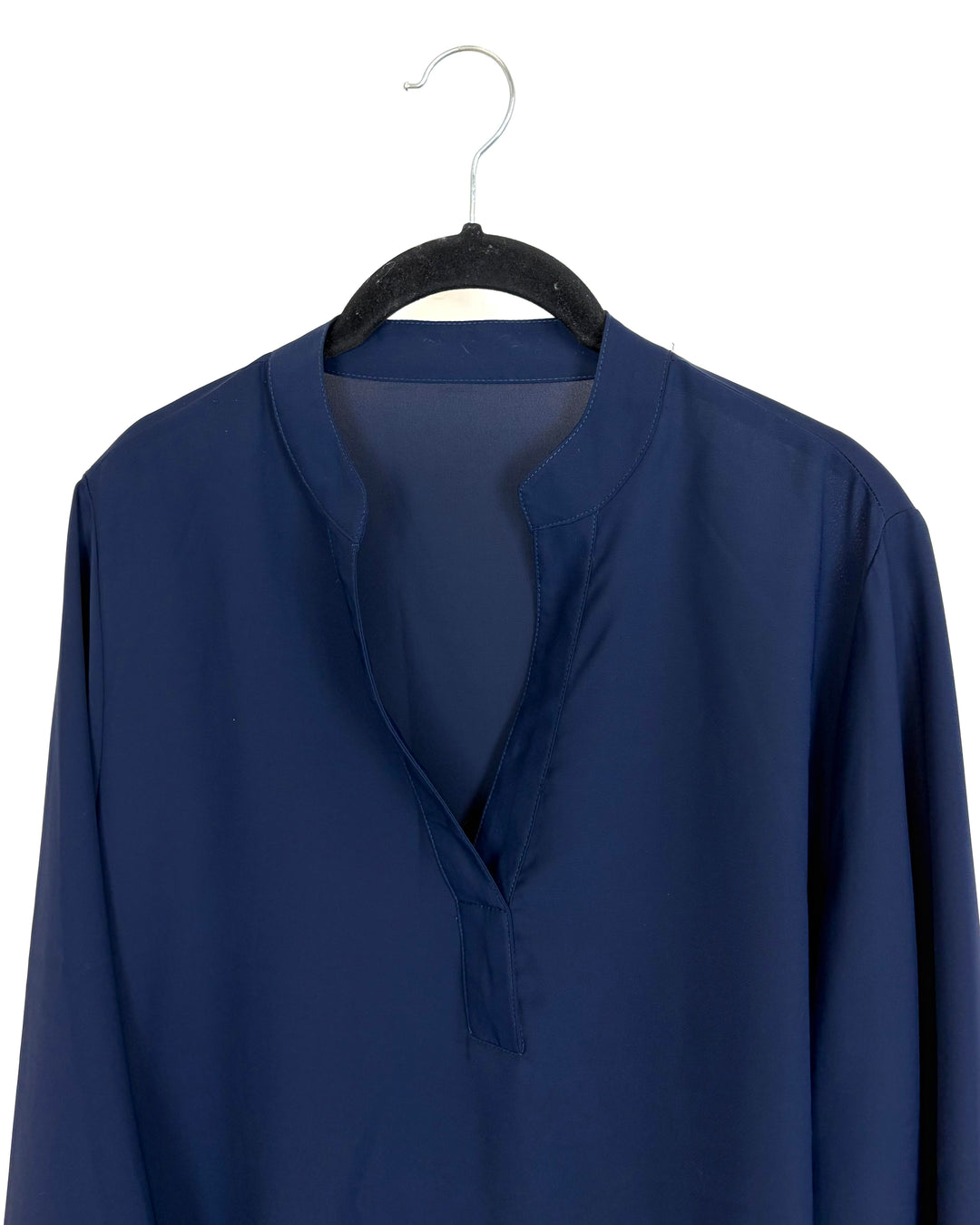Navy Long Sleeve Blouse - Size 6/8