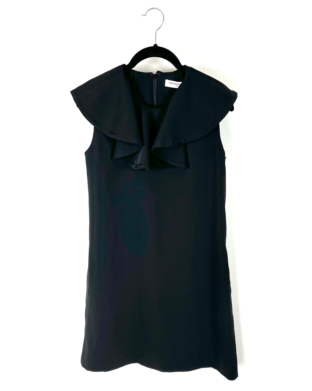 Black Ruffle Top Dress - Size 4-6