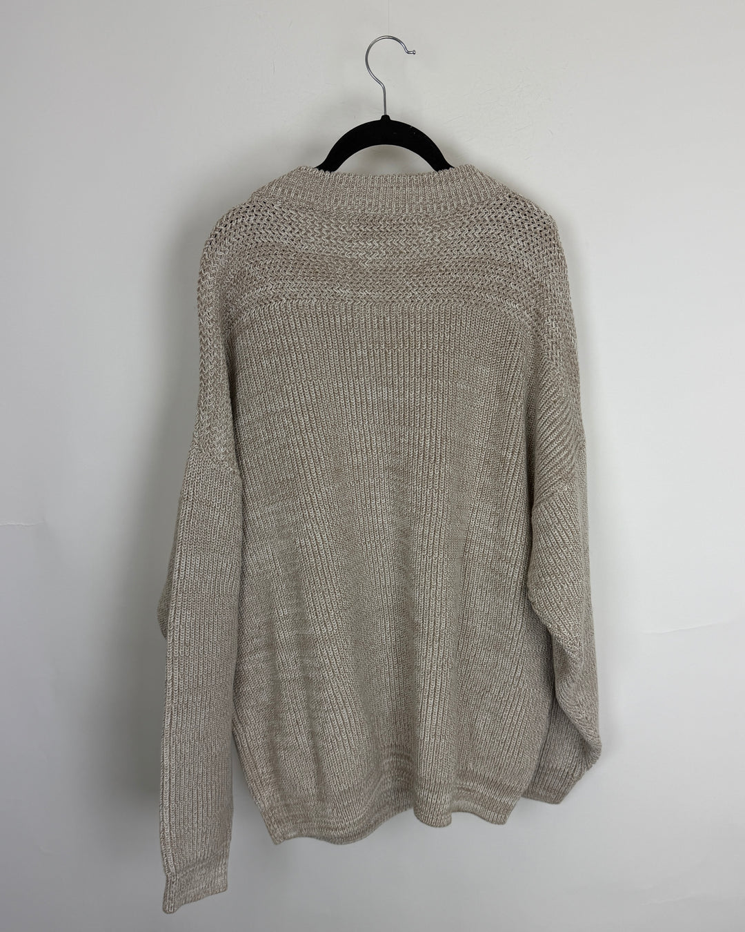 Brown & White Knit Sweater - Size 10/12
