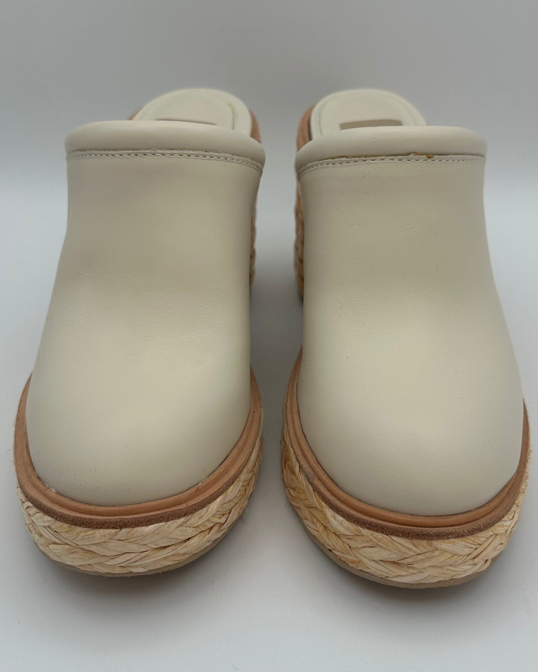 Ivory Clogs - Size 6.5