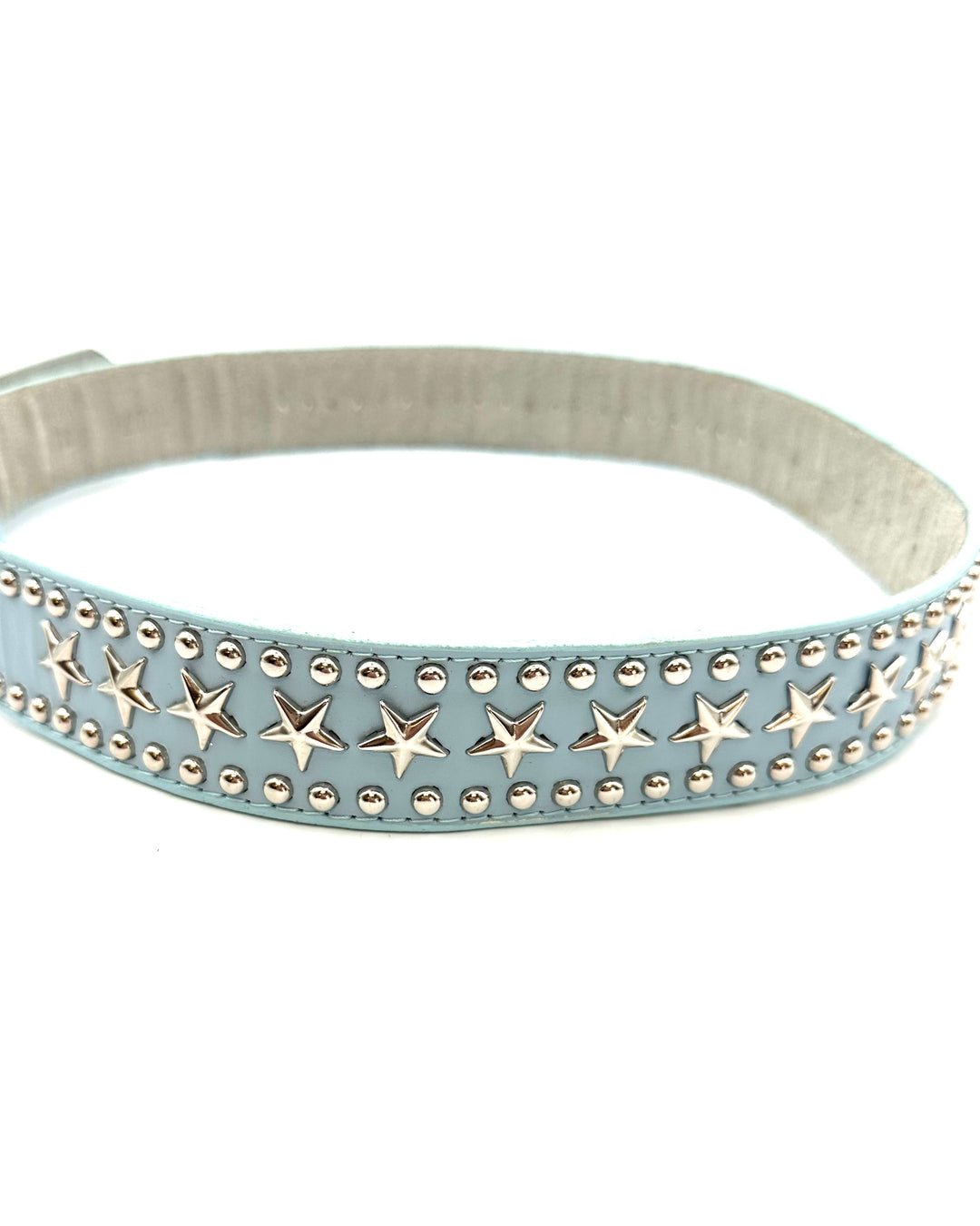 Blue Studded Belt