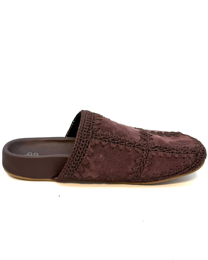 Chocolate Brown Embroidered Clog - Size 6, 8 and 9