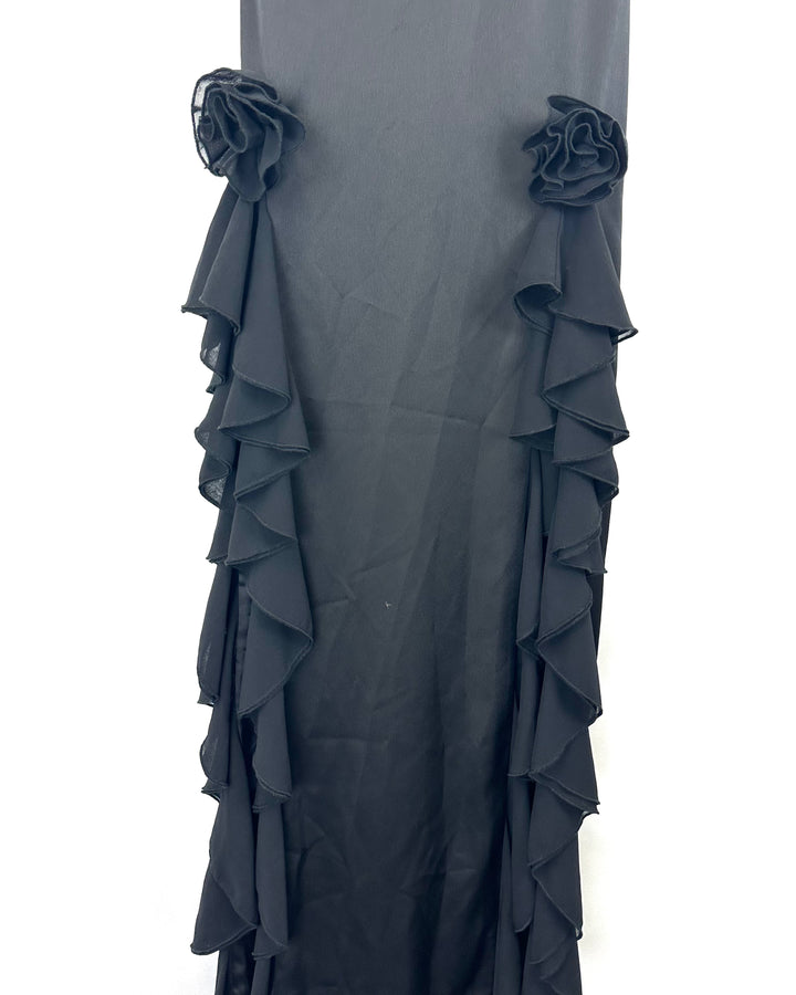 Miss Circle Black Corset Dress - Small