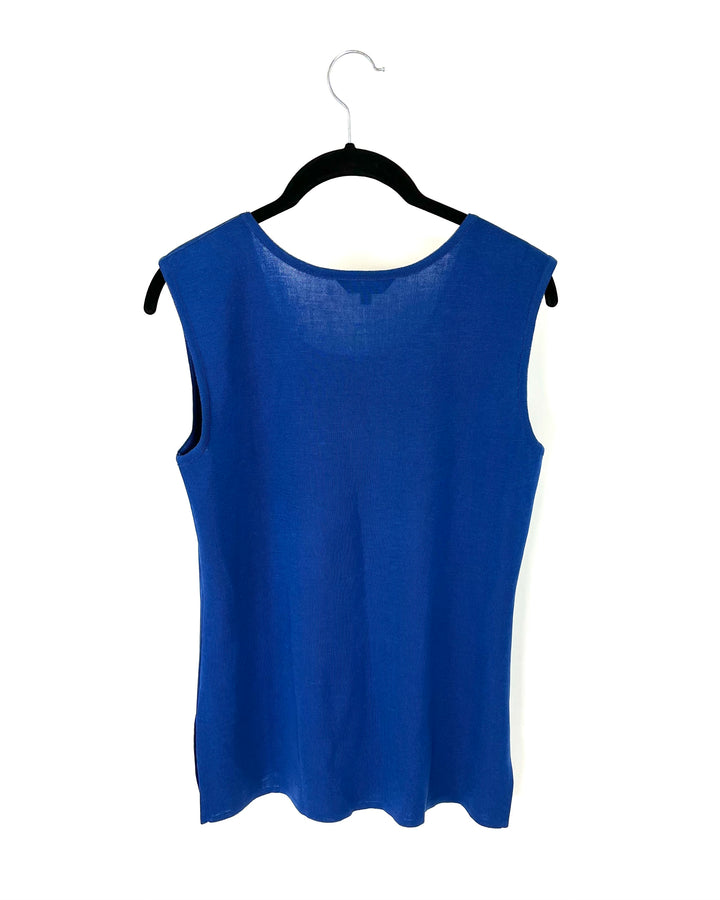 Royal Blue Knit Tank Top - Size 2-4 and 28W - 30W