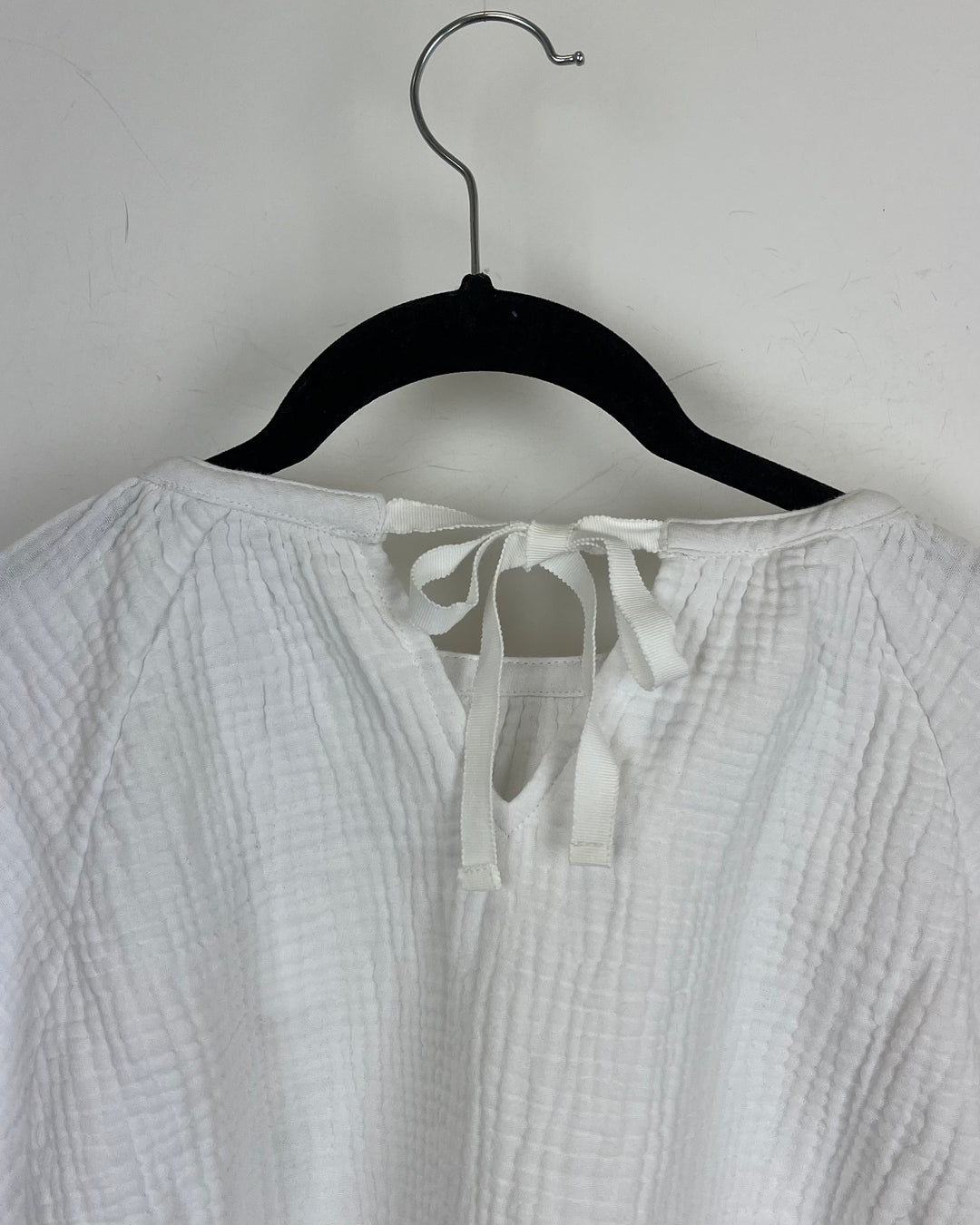 Bright White Textured Top - Size 0/2, 4/6, 8/10, 12/14 and 16