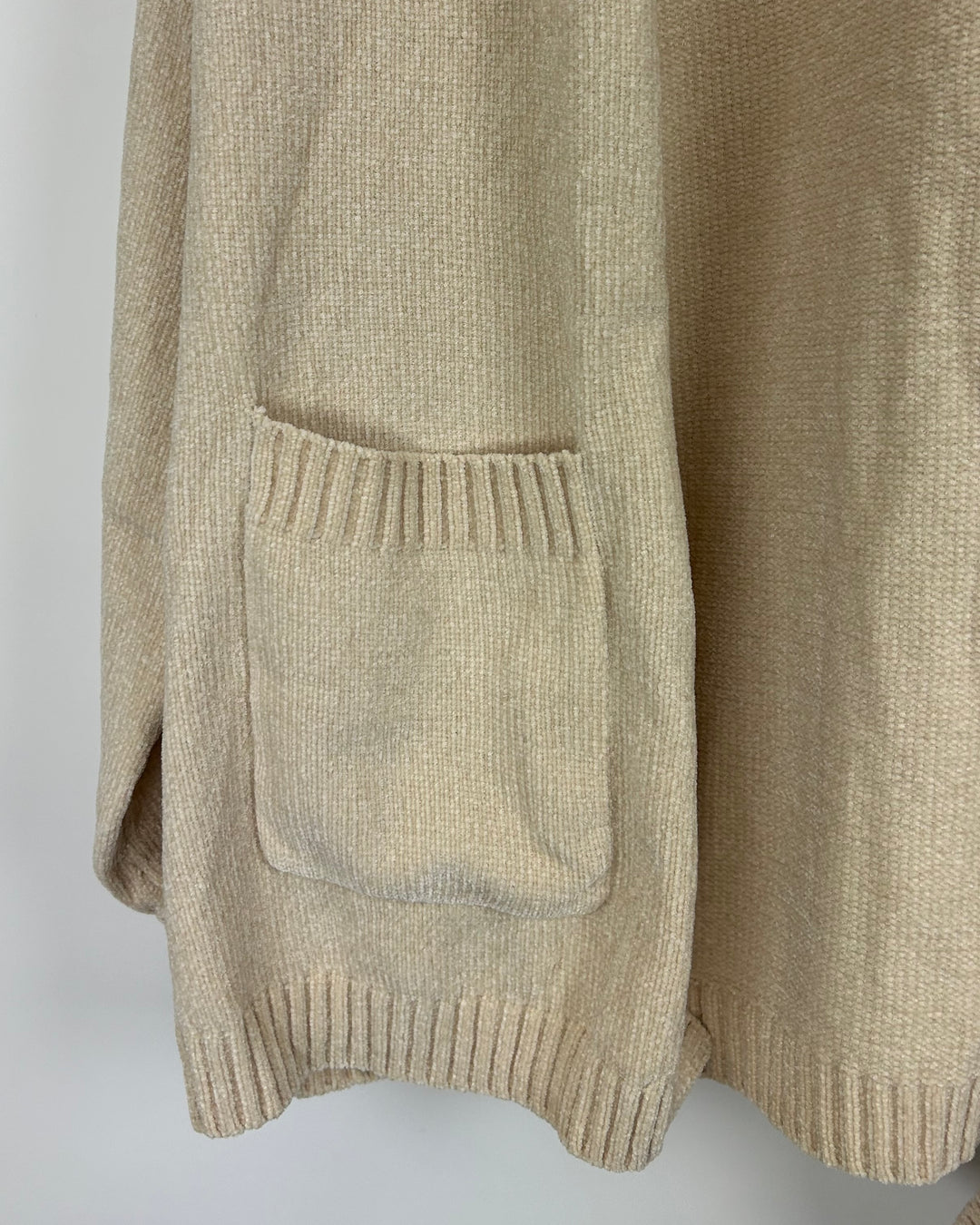Beige Knit Cardigan - Size 6/8