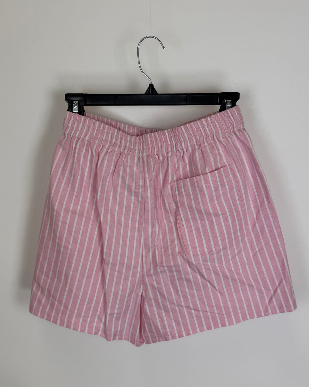 Pink and White Stripe Shorts - Size 0/2, 2/4