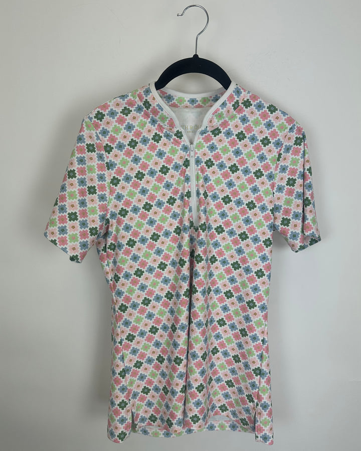 Multi Color Abstract Top - SIze 2/4