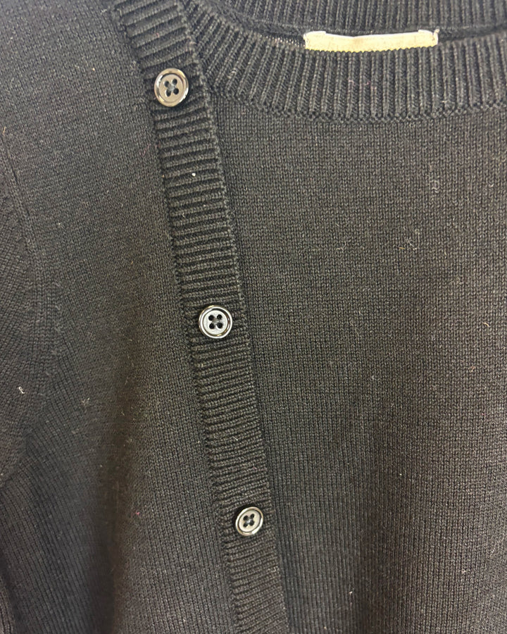 Black Long Sleeve Cardigan - Size 4/6