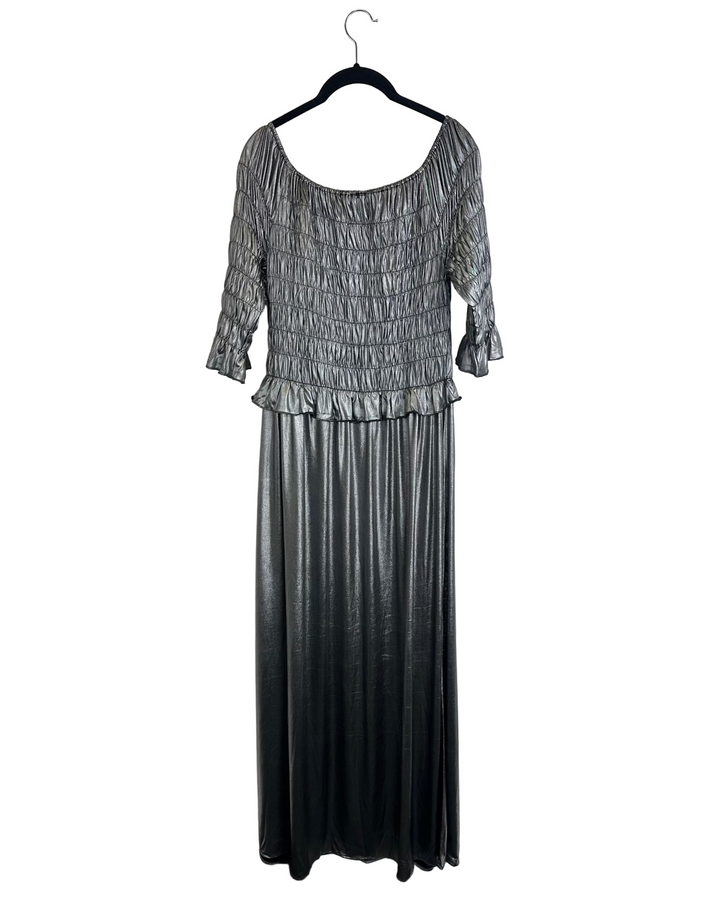 Batsheva Silver Dress - Size 4/6