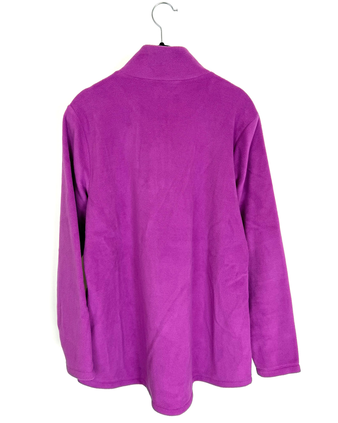 Magenta Fleece Quarter Zip Pullover - Size 6/8