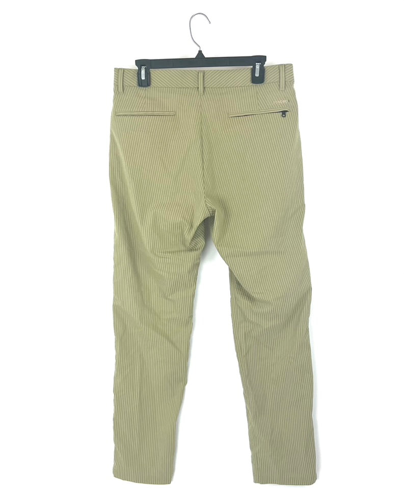 MENS Khaki Texture Golf Pants - 32/32 Various Fits