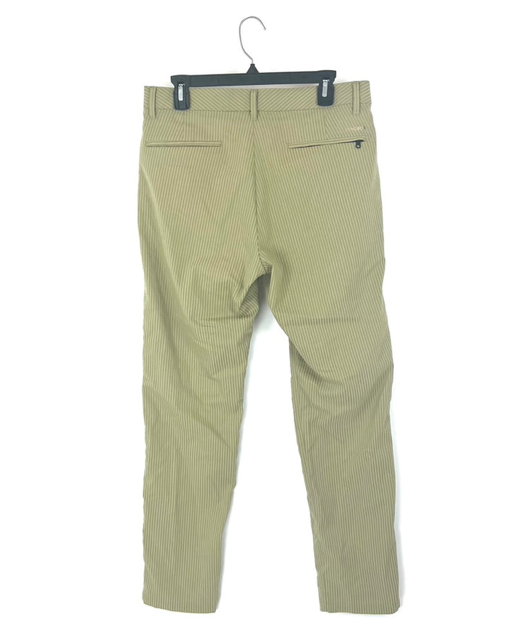 MENS Khaki Texture Golf Pants - 32/32 Various Fits