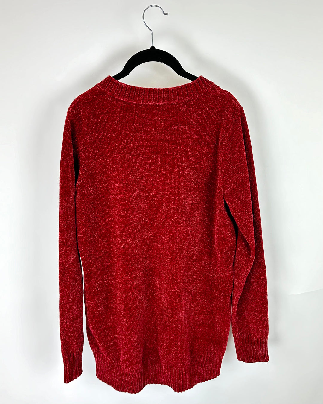 Red V Neck Sweater - Size 4