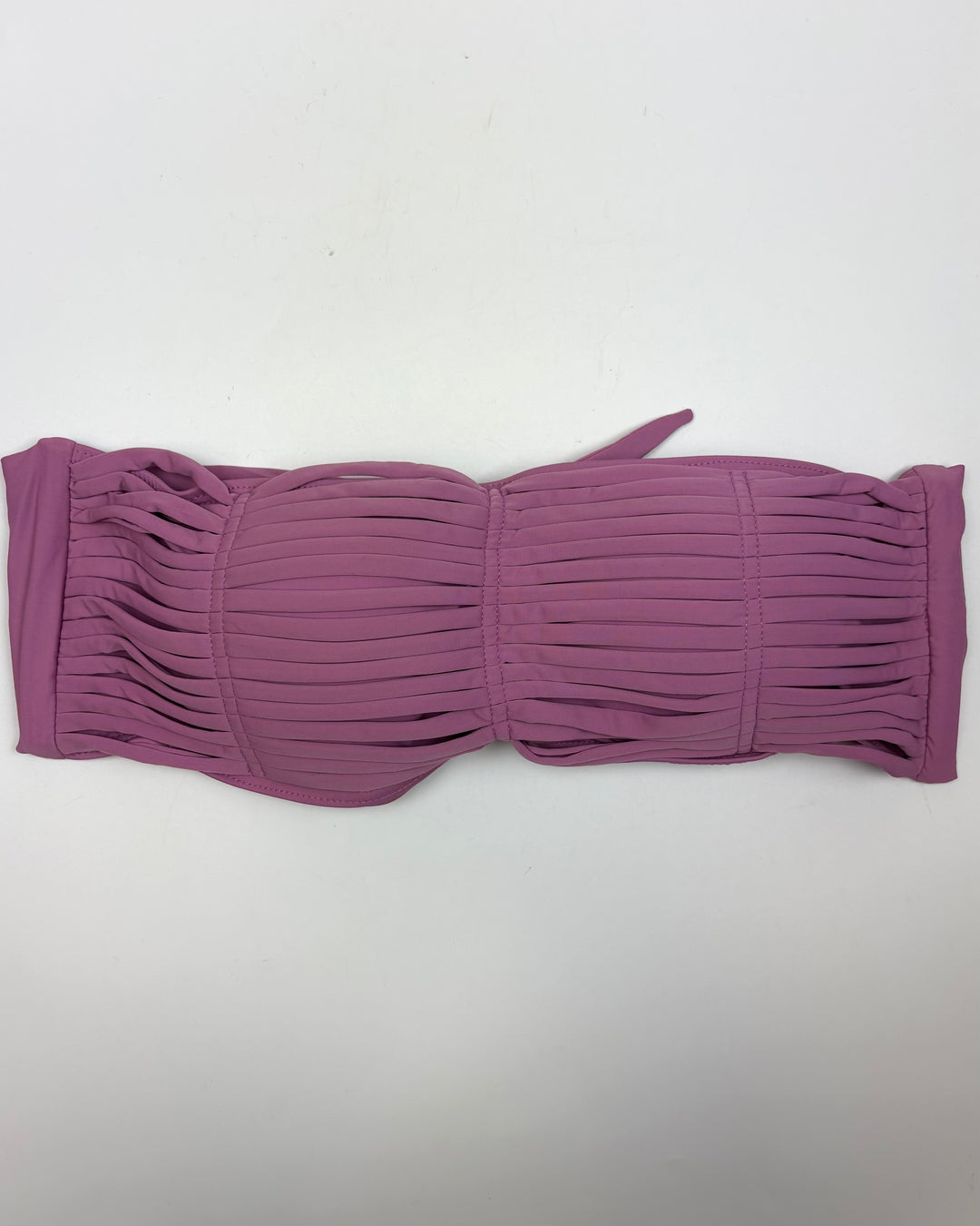 Orchid Purple String Bandeau Bikini Top - Small