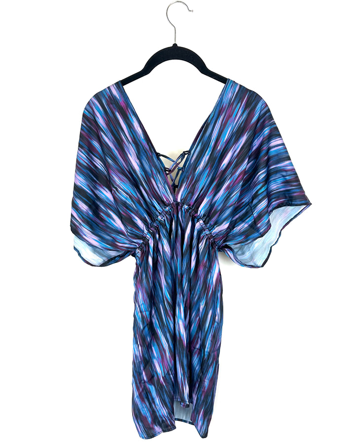 Blue And Purple Cover Up Dress - XS/S, M/L, XL/XXL