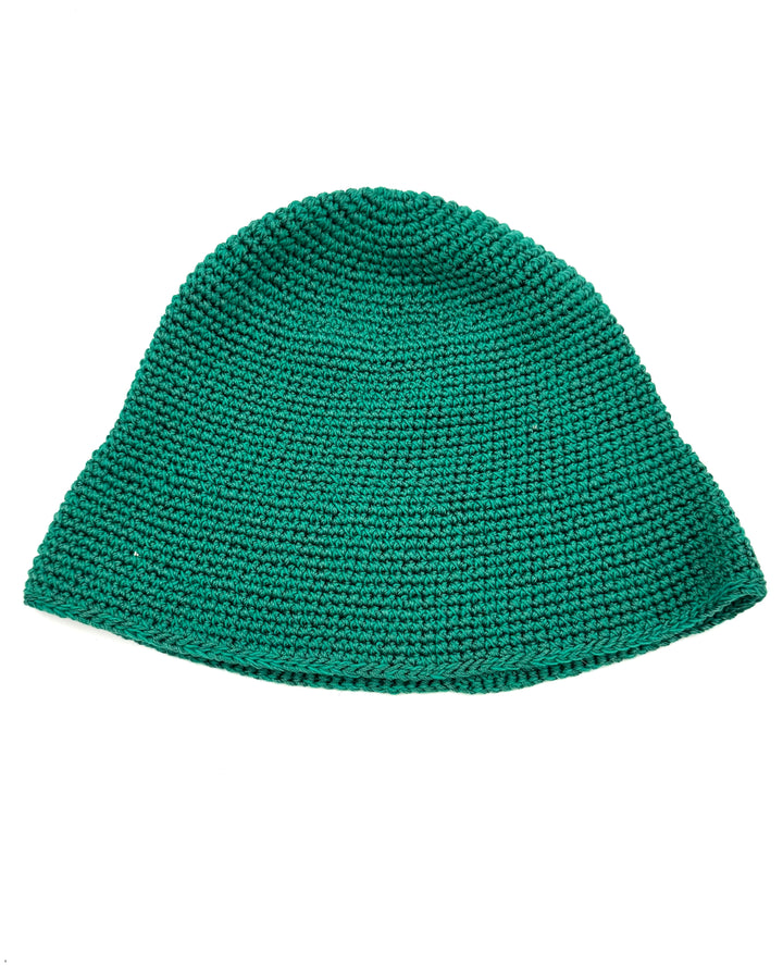 Green Crochet Bucket Hat