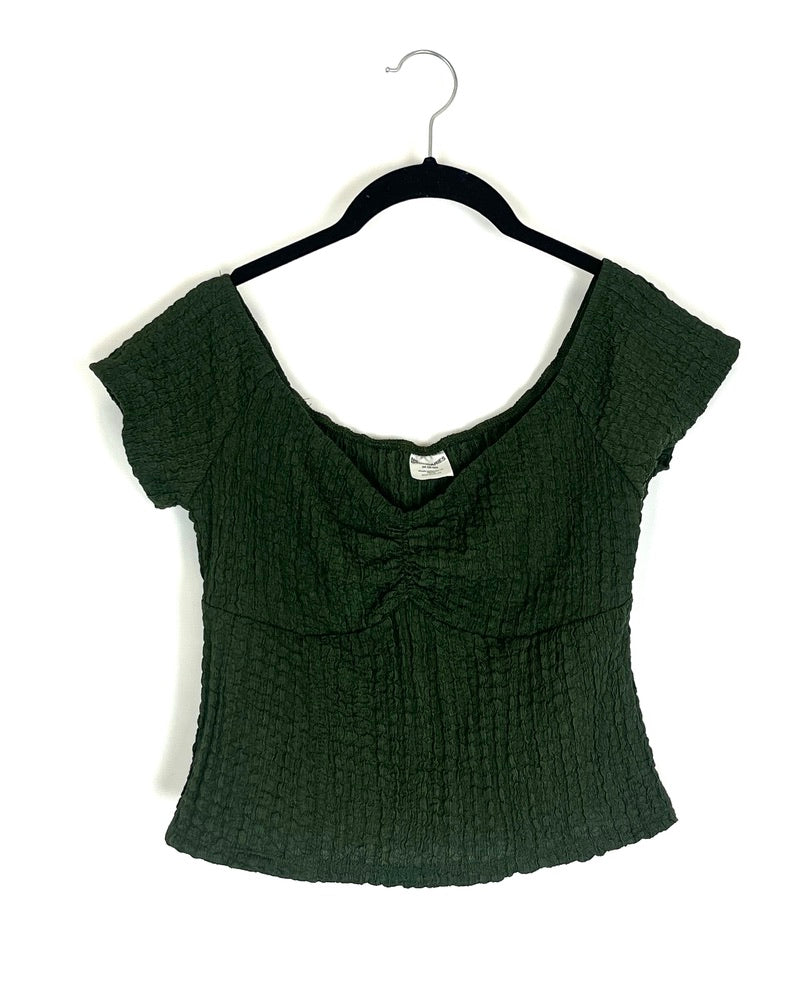 Cropped Green Short Sleeve - Size 4/6