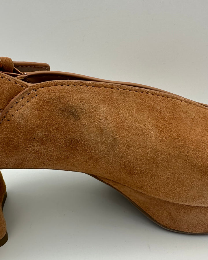 Aerosoles Tan Suede Sandals - Size 7.5