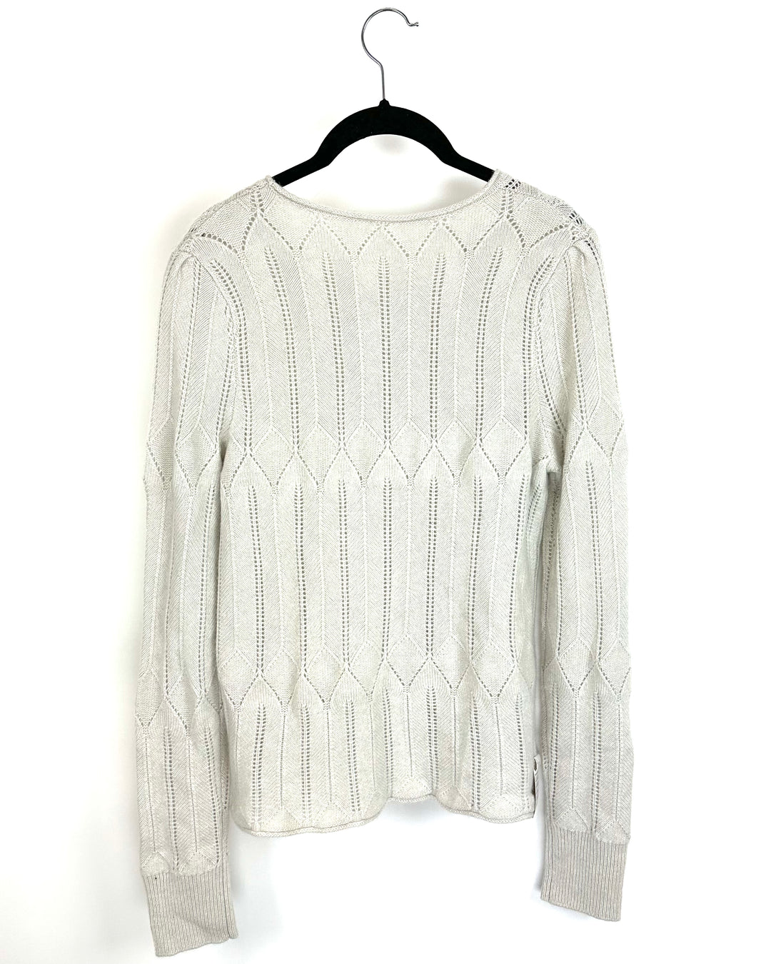 Gray Open Knit Sweater - Size 2/4