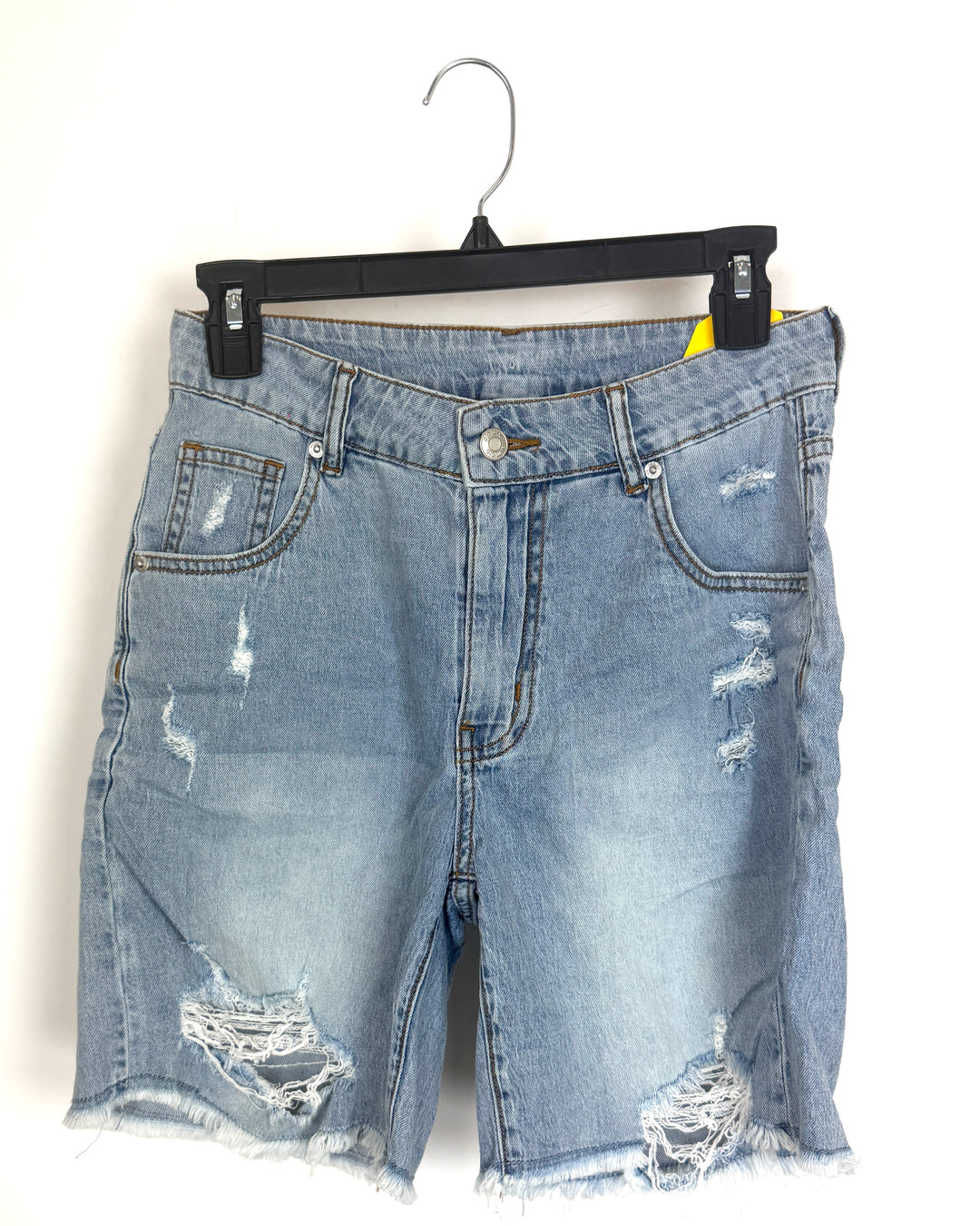 Periwinkle Ripped Jean Shorts - Size 2