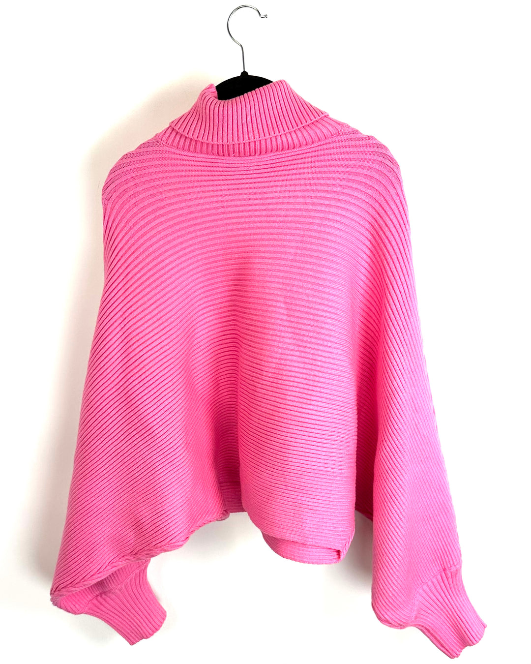 Candy Pink Turtleneck Sweater - Size 6/8
