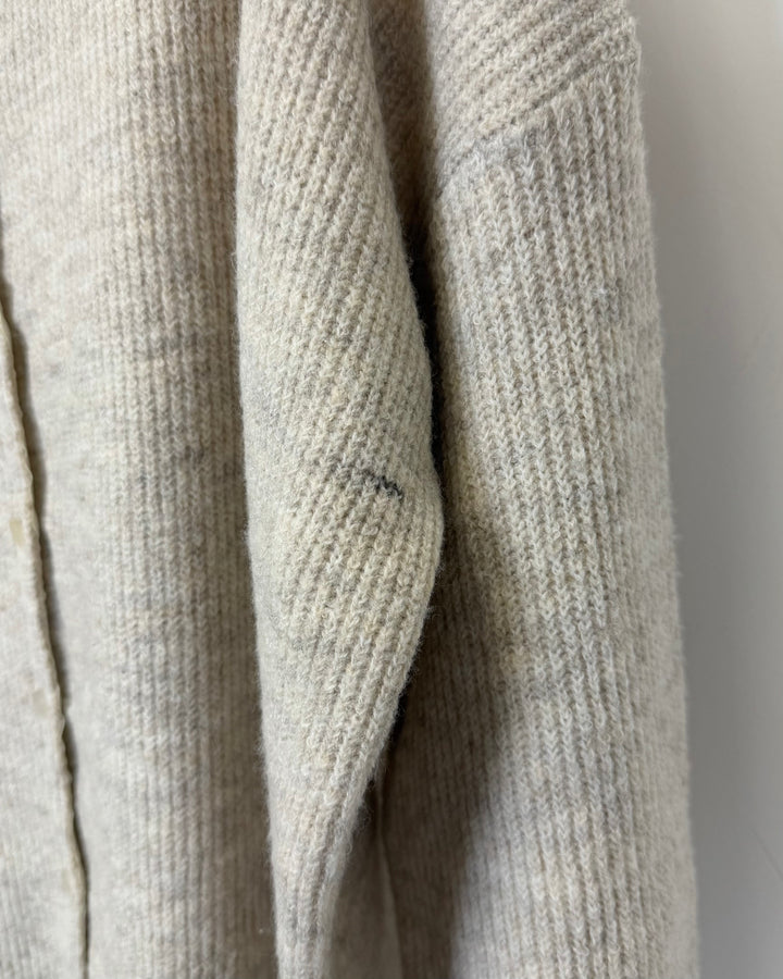 Light Beige Knit Cardigan - Size 6