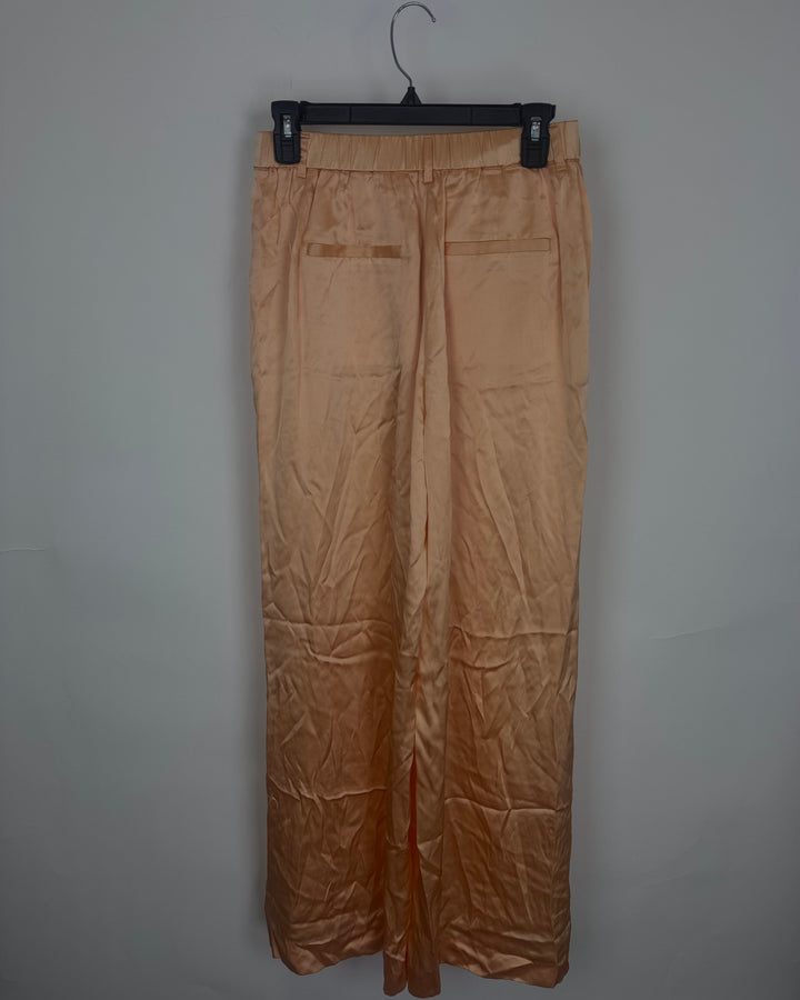 Peach Orange Trouser Pants - Size 4